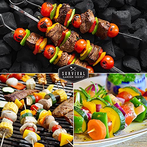 Kabob Skewer Vegetables Seed Collection - Veggies Great for the Grill