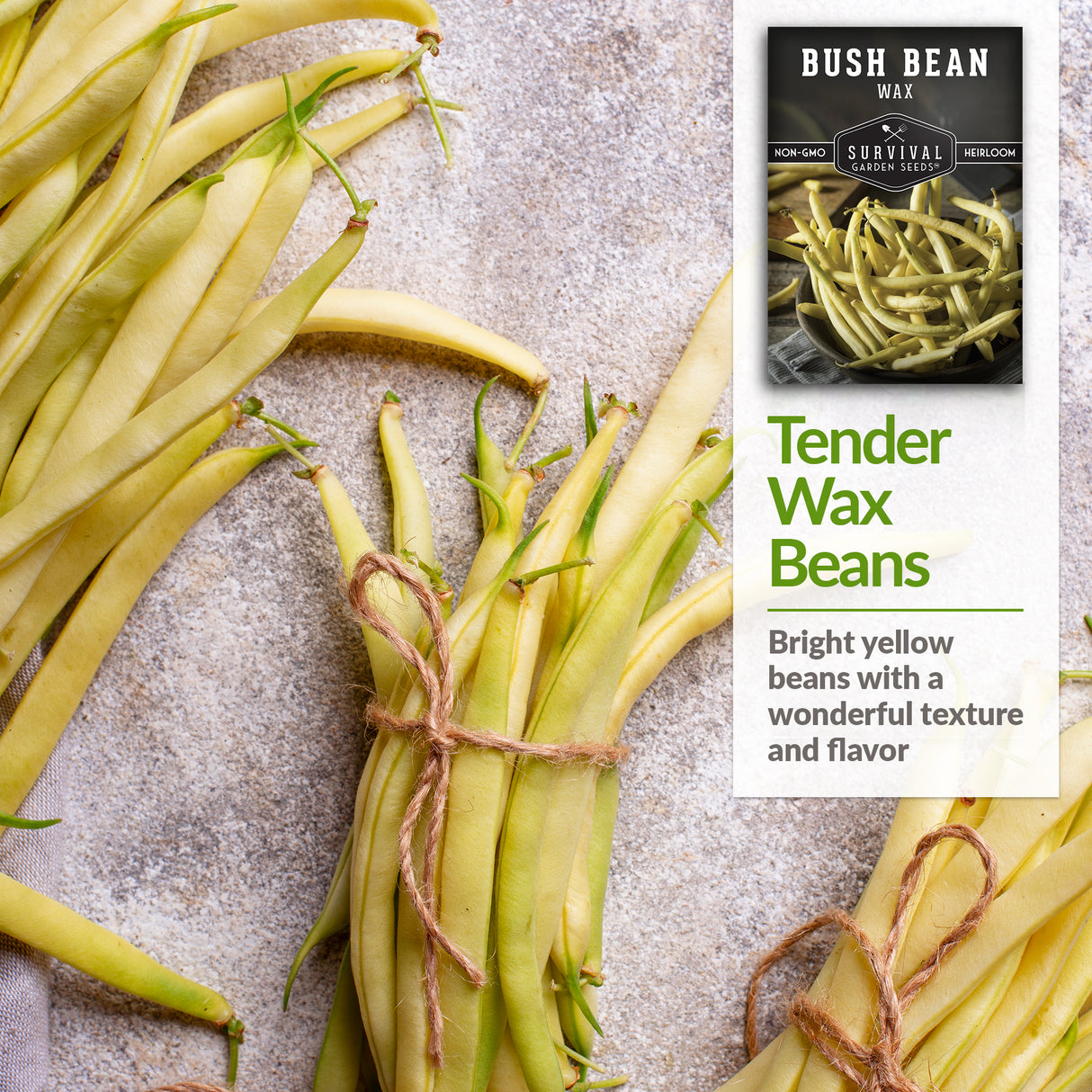 Golden Wax Bush Bean Seed