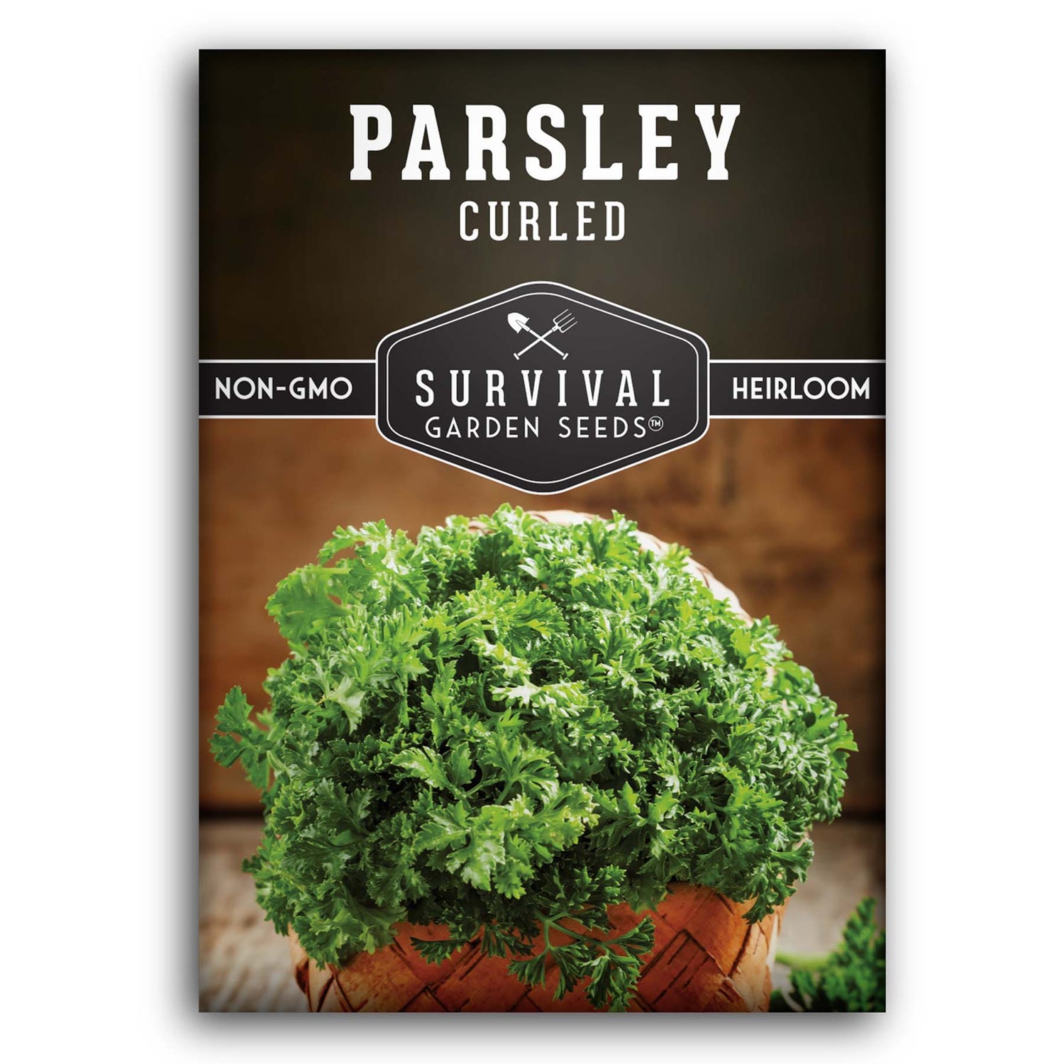 Curly Parsley Seeds – Heirloom Non-GMO Herb for Indoor & Outdoor Growing, Fresh Garnish & Seasoning