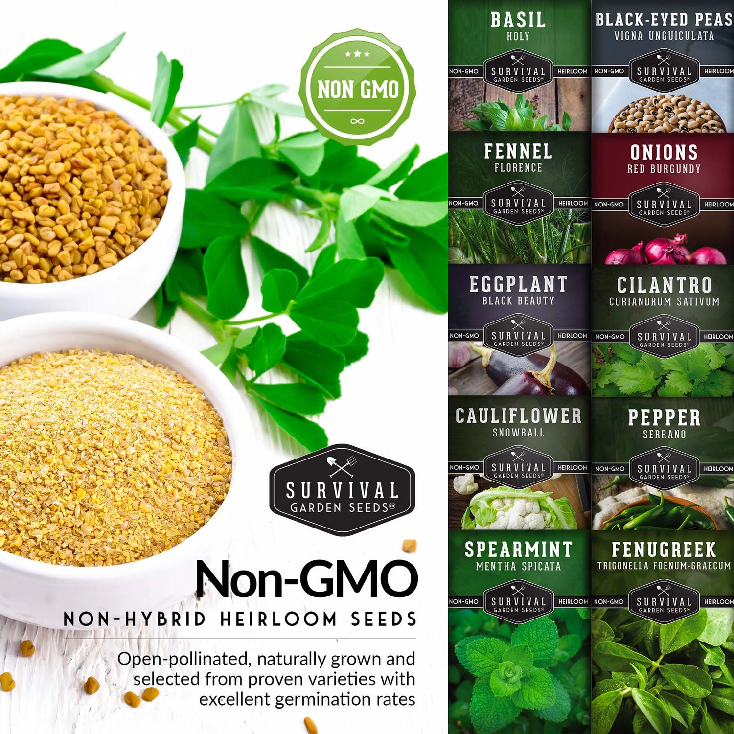 Non-GMO heirloom Seeds