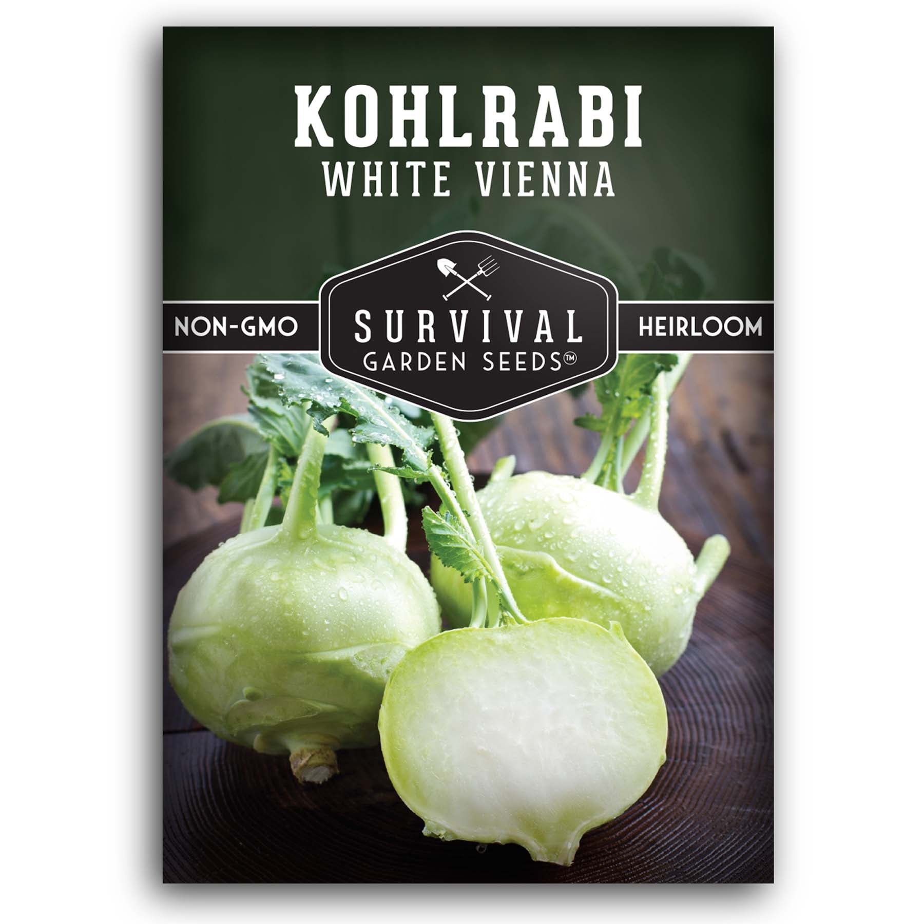 White Vienna Kohlrabi seed for planting