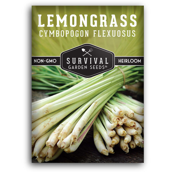 Seed Collection Lemongrass Seeds SurvivalGardenSeeds