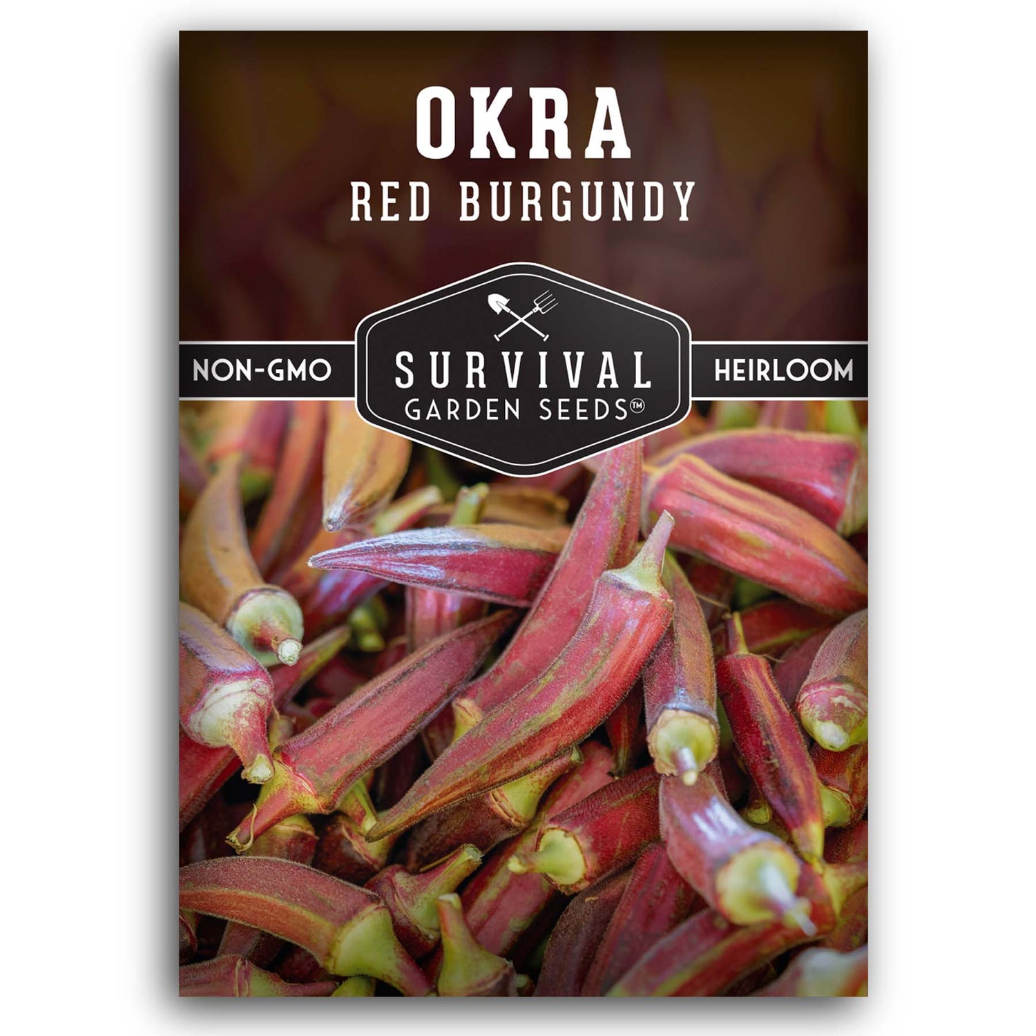 Red Burgundy Okra Seed for planting