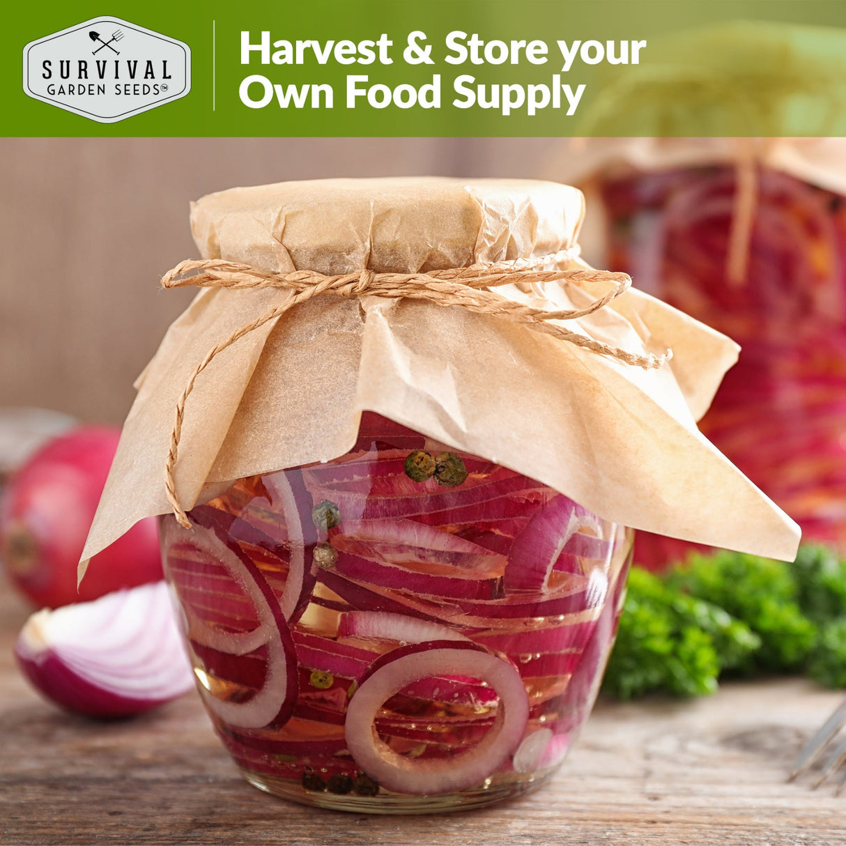 Harvest and store your own food supply