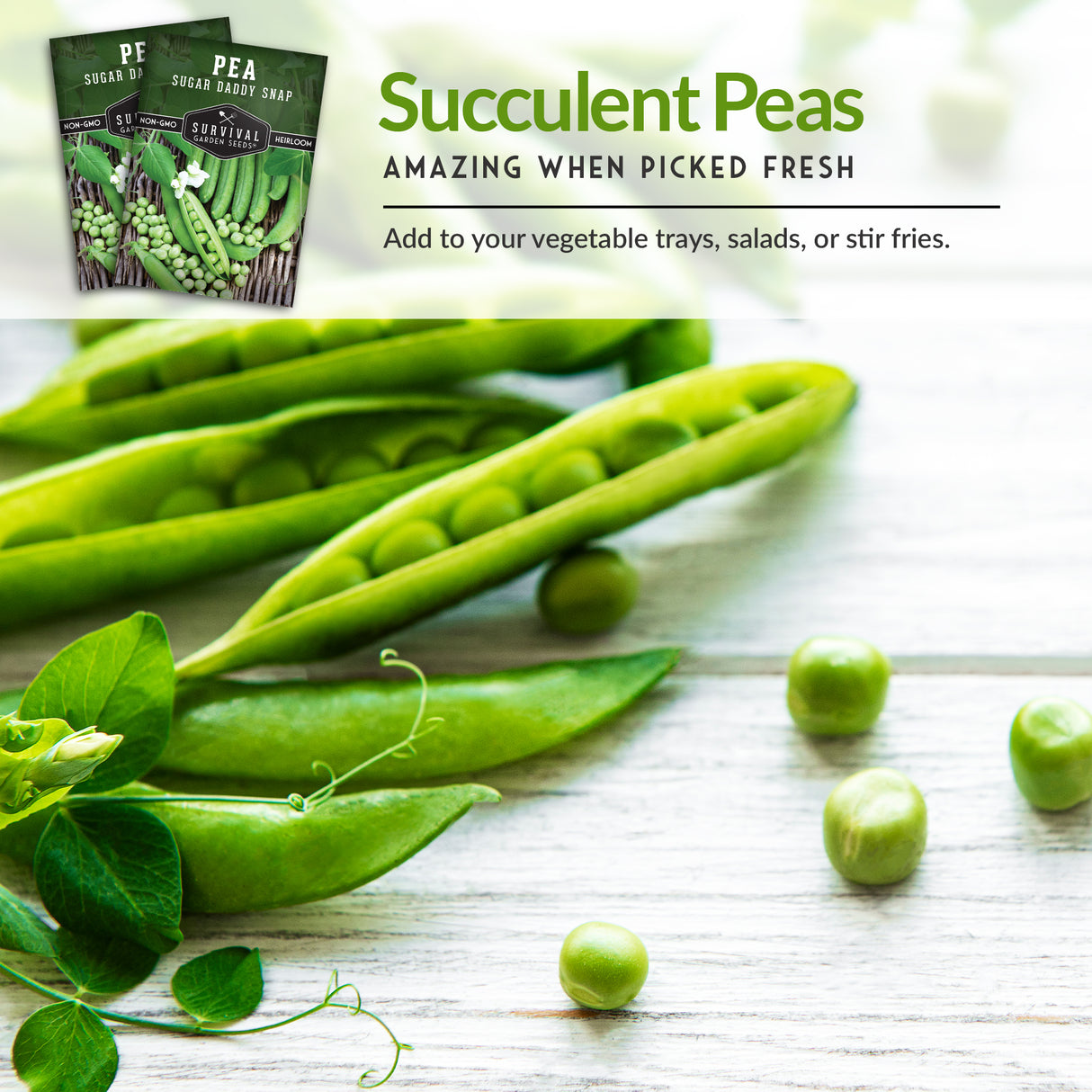 Sugar Daddy Snap Pea Seed