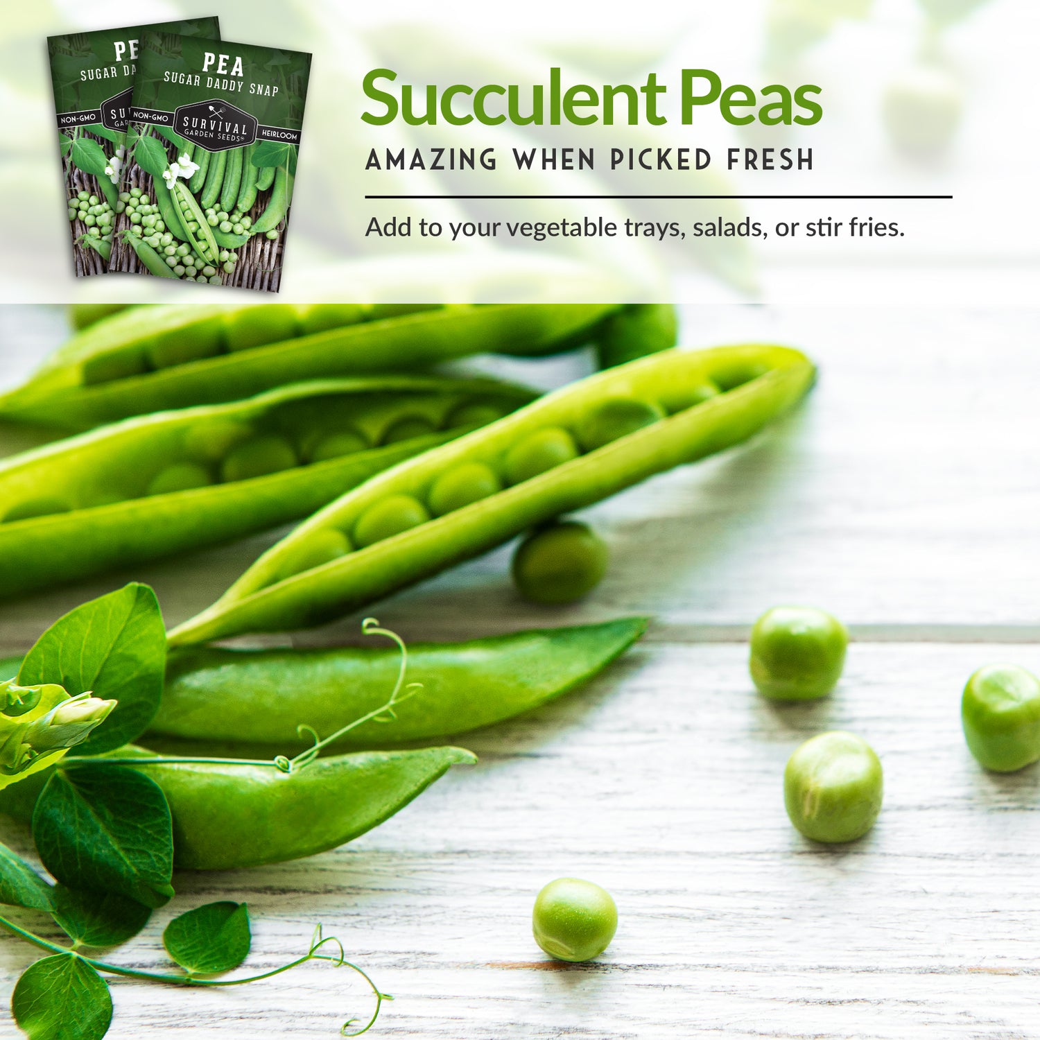 Sugar Daddy Snap Pea Seed