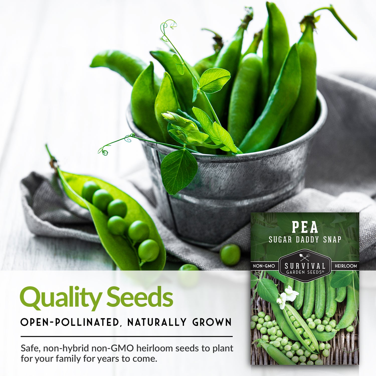 Sugar Daddy Snap Pea Seed