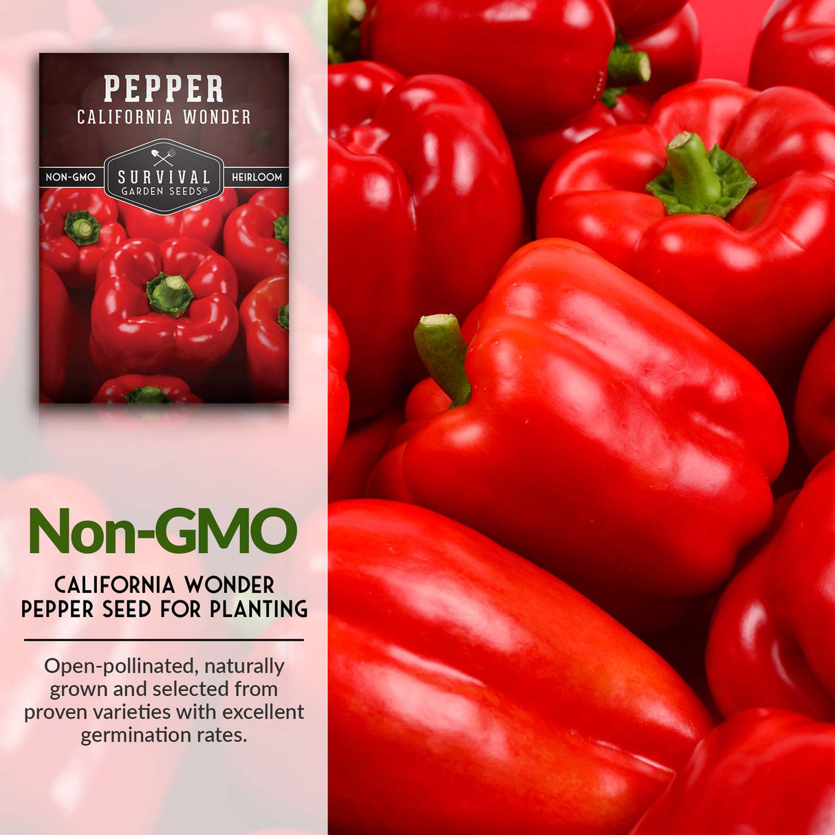 California Wonder Pepper Seed