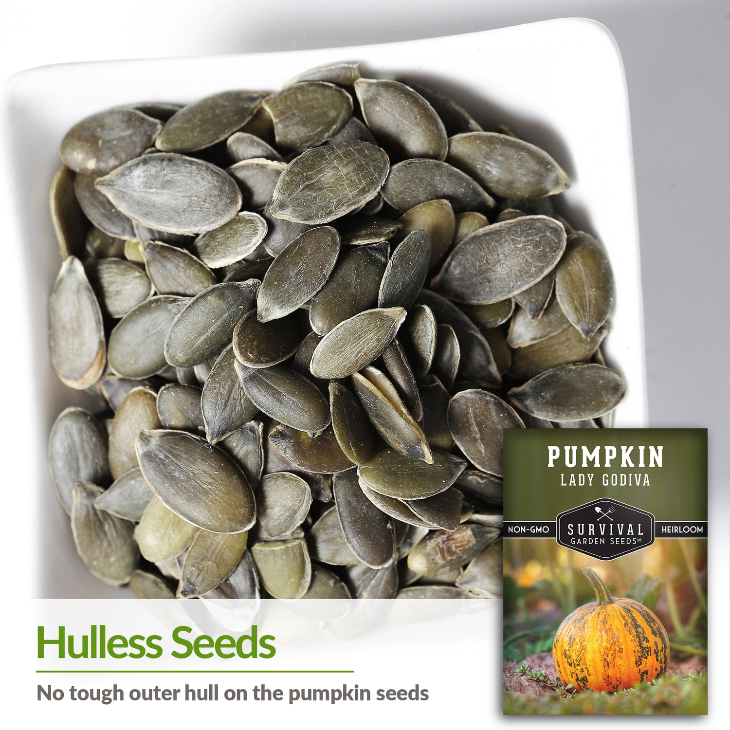 Lady Godiva Pumpkin Seed