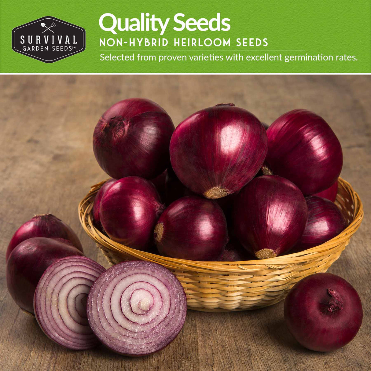 Quality non-hybrid heirloom onion seeds