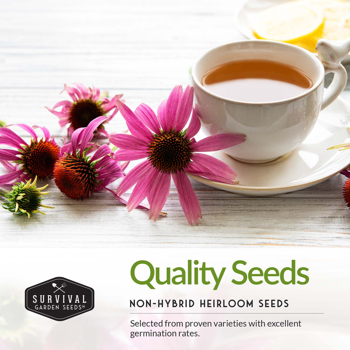 Quality non-hybrid heirloom flower seeds