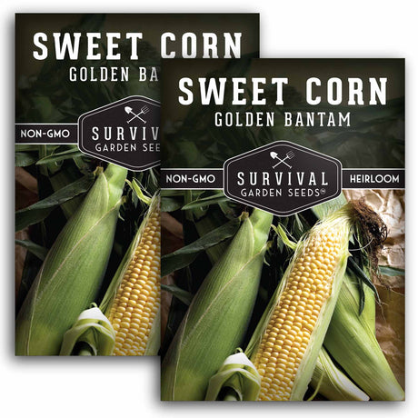 2 Packets of Sweet Corn Seeds