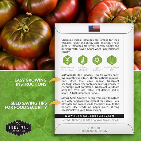 Cherokee Purple Tomato Seed