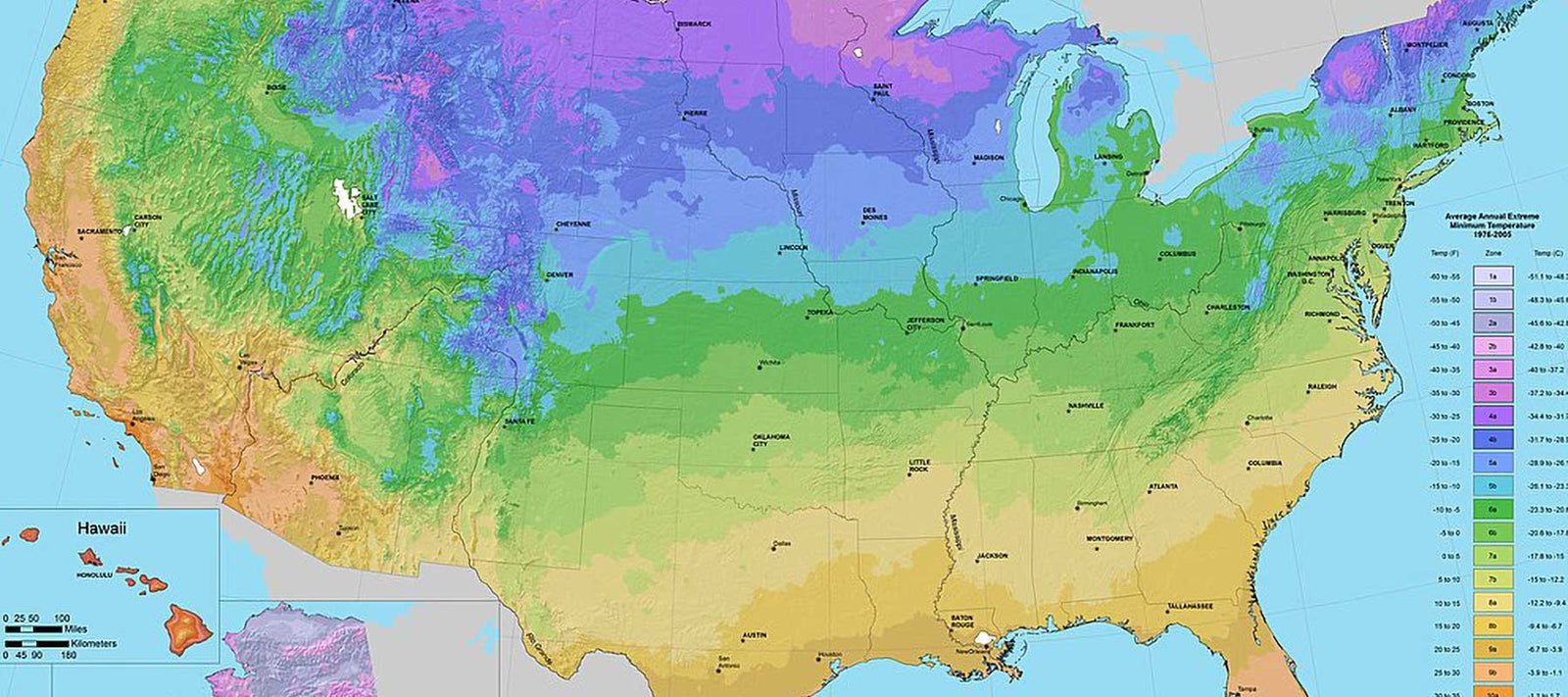 planting zone map