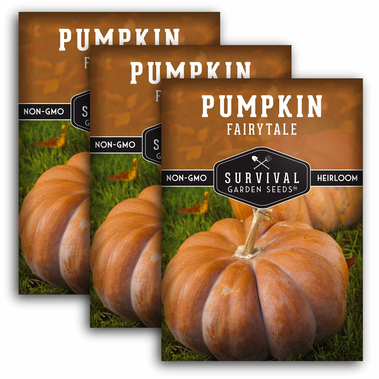 3 Packets of Fairytale Pumpkin Seeds