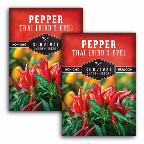 2 Packets of Thai Pepper Seeds