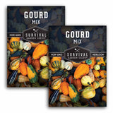 2 Packets of Mixed Gourd Seeds