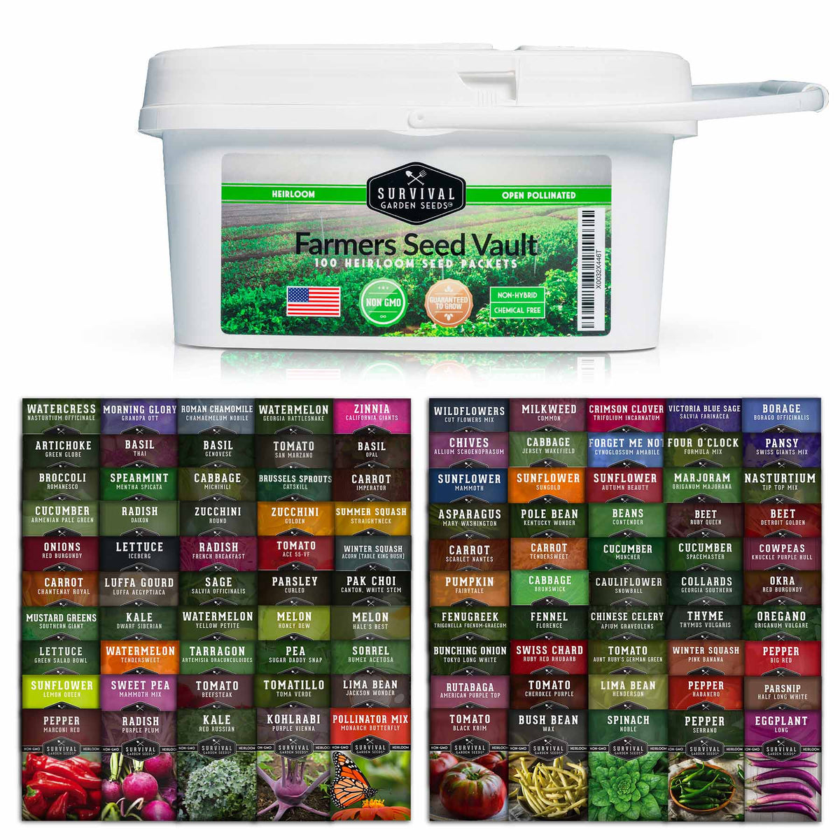 Survival Garden Seeds - Non-GMO Heirloom Seeds for Home Gardeners ...