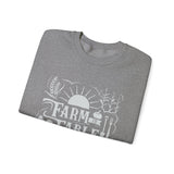 Farm to Table Crewneck Sweatshirt - Cozy Unisex Apparel for Food Lovers
