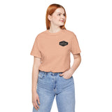 Get Back to Your Roots, Plant Native Tee - shirt on female model - heather peach
