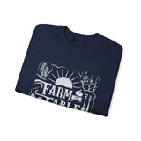 Farm to Table Crewneck Sweatshirt - Cozy Unisex Apparel for Food Lovers