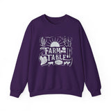 Farm to Table Crewneck Sweatshirt - Cozy Unisex Apparel for Food Lovers