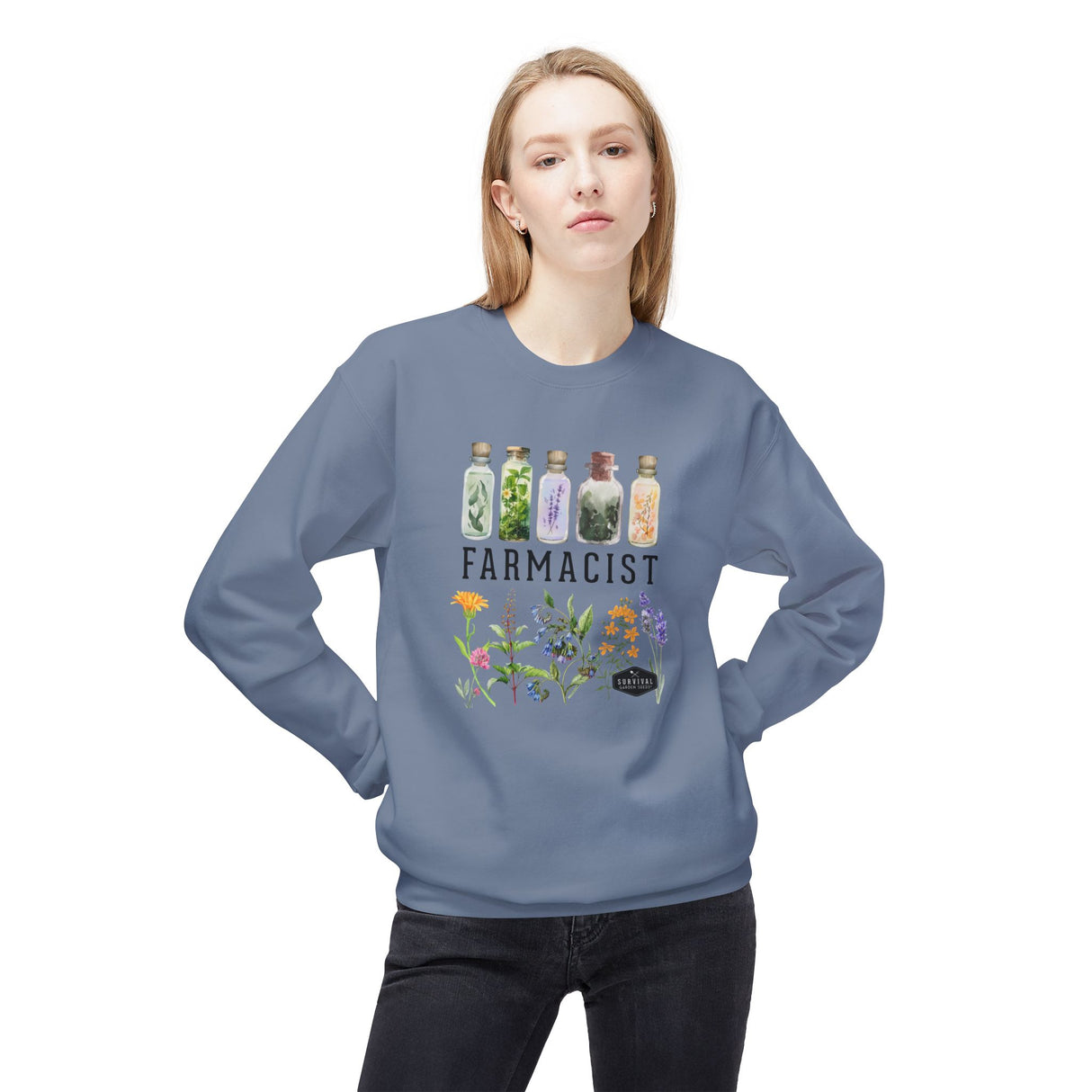 Farmacist Plant Lover Crewneck Sweatshirt