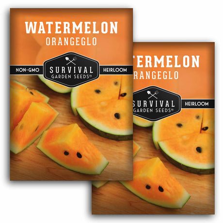 2 Packets of Orangeglo Watermelon Seeds