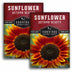 2 Packets of Autumn Beauty Sunflower seeds