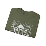 Farm to Table Crewneck Sweatshirt - Cozy Unisex Apparel for Food Lovers