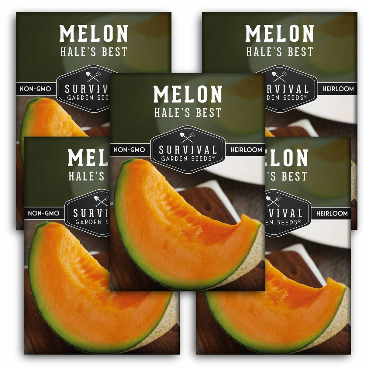 5 Packets of Hale's Best Melon Seeds