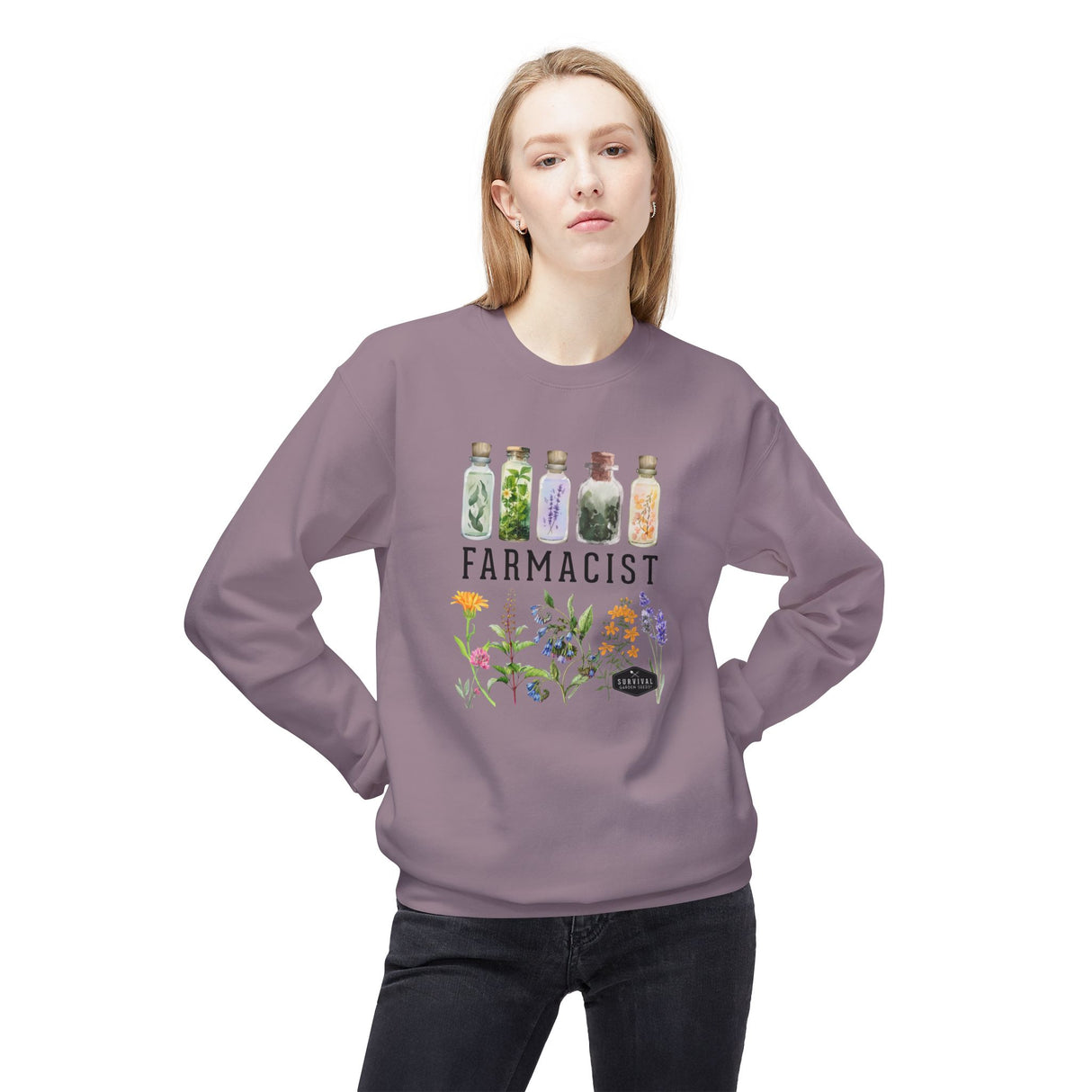 Farmacist Plant Lover Crewneck Sweatshirt
