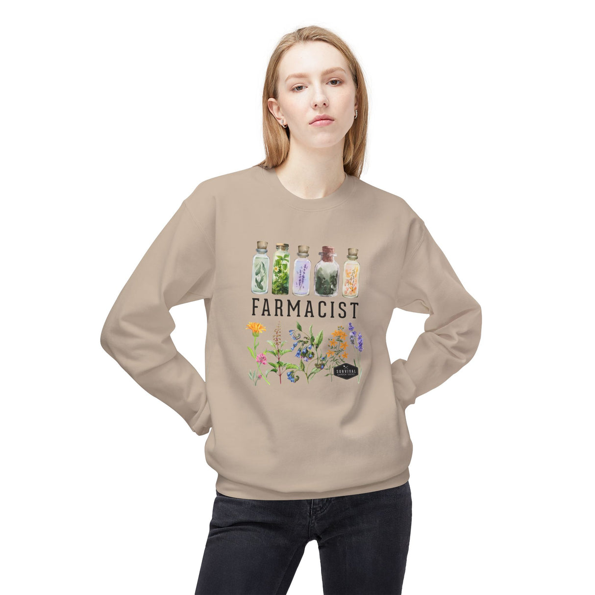 Farmacist Plant Lover Crewneck Sweatshirt