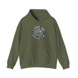 A Garden Today Keeps the Apocalypse at Bay Hoodie - front - Military Green