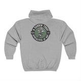 A Garden Today Keeps the Apocalypse at Bay Zip Hoodie - Back - Sport Gray
