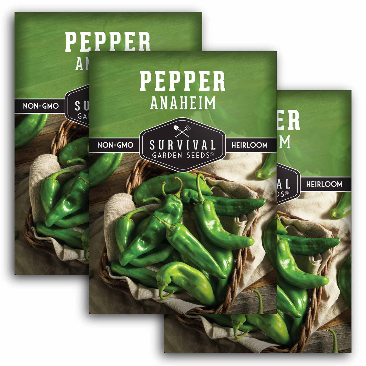 3 packets of anaheim pepper seeds