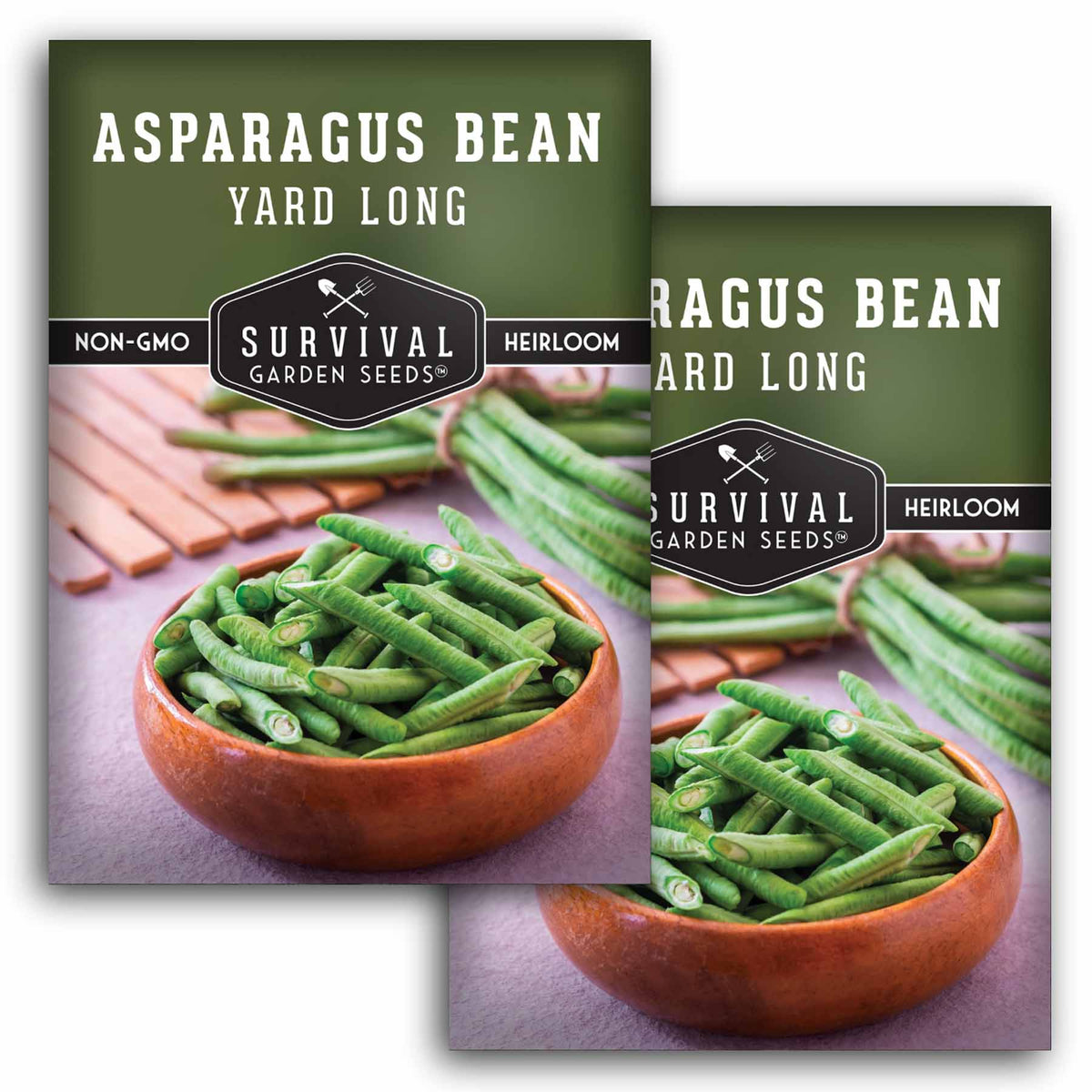 2 packets of Asparagus Bean seeds