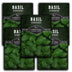 5 packets of Genovese Basil Seeds