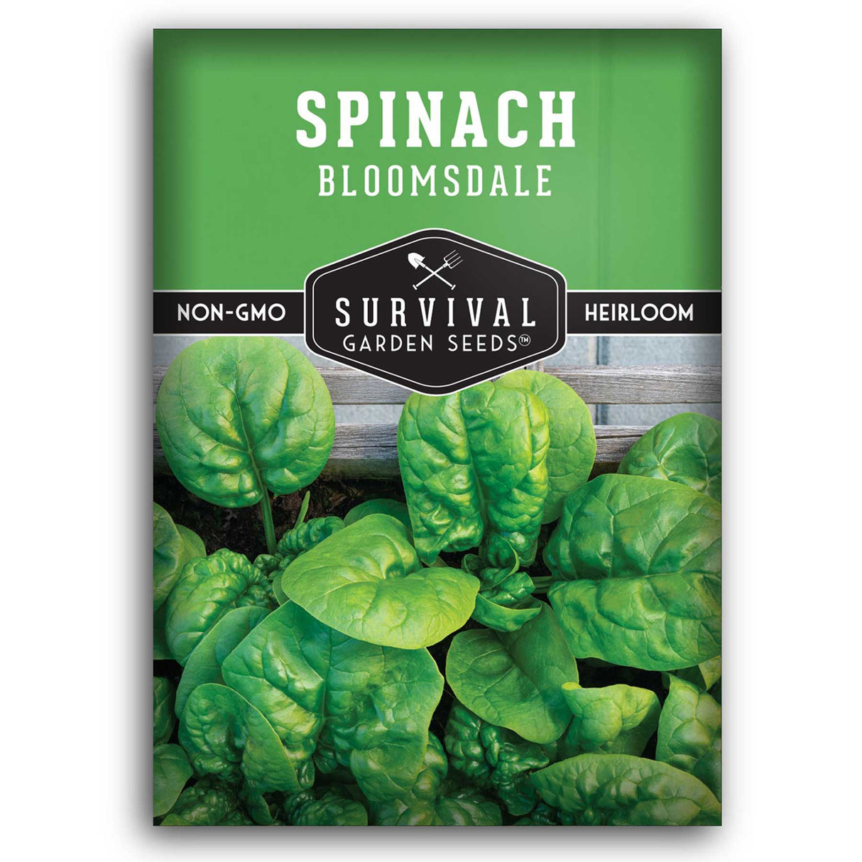 1 packet of Bloomsdale Spinach seeds