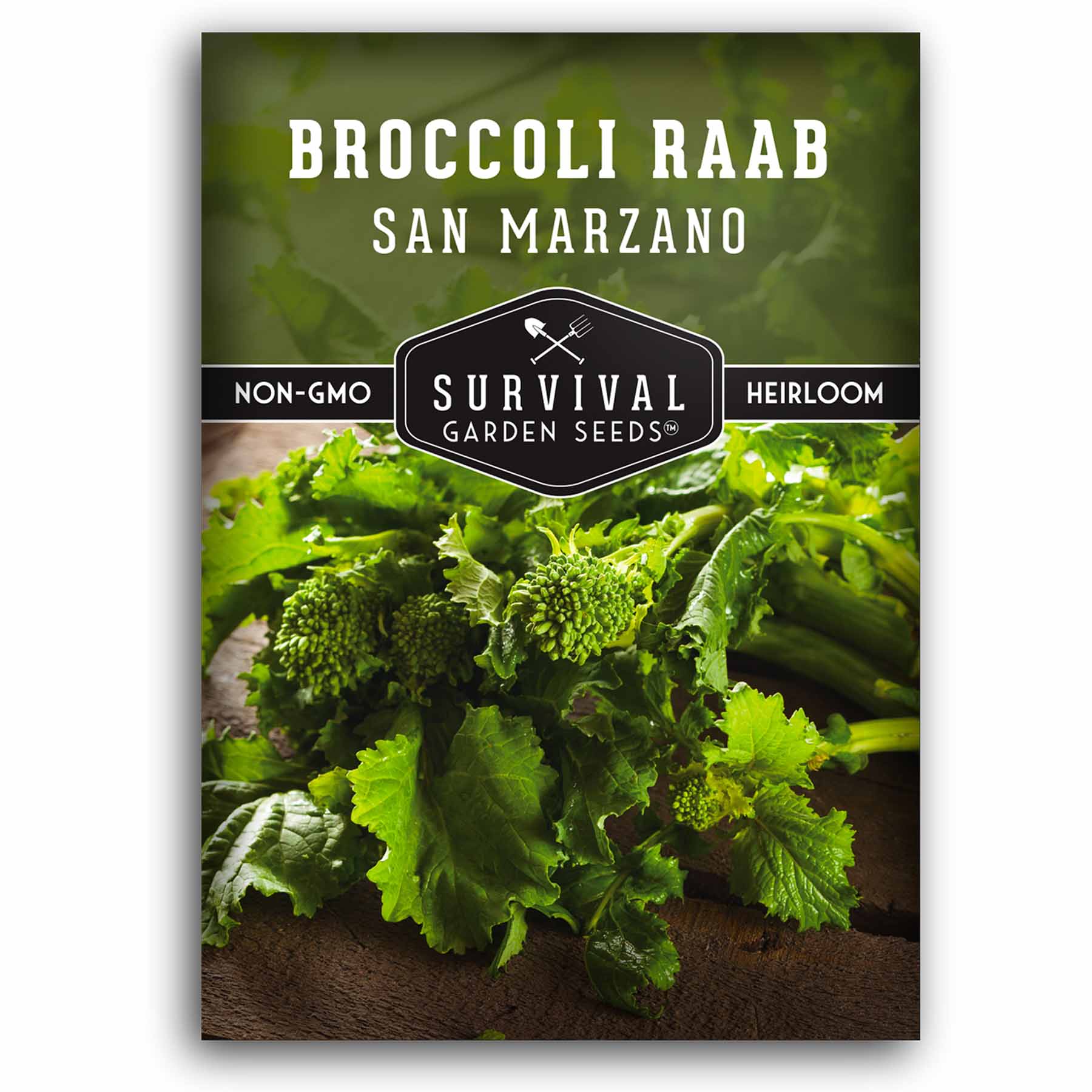 San Marzano Broccoli Raab Seeds - Rapini - SurvivalGardenSeeds