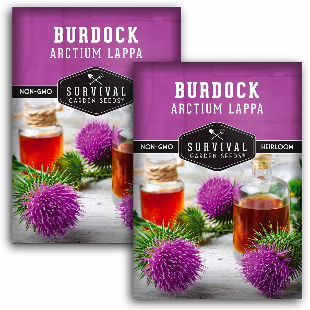 2 packets of Burdock seeds