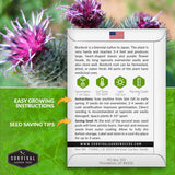 burdock seeds growing instructions