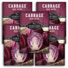 5 packets of Red Acre Cabbage Seeds