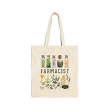 Cotton Canvas Tote - Farmacist - front