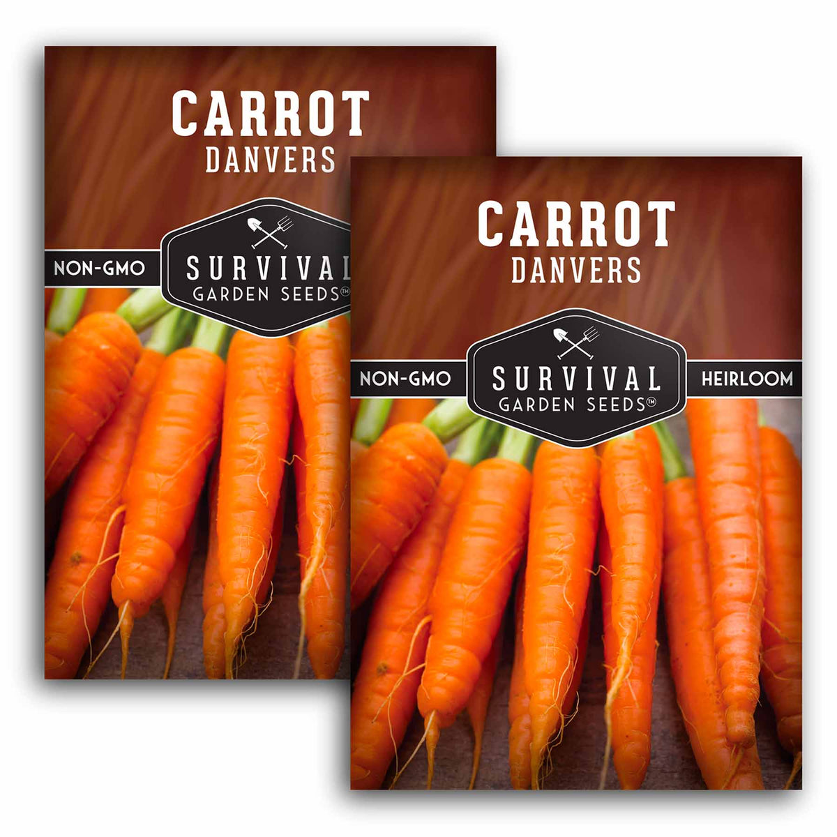 2 Packets of Danvers Carrot seeds