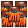 5 Packets of Danvers Carrot seeds