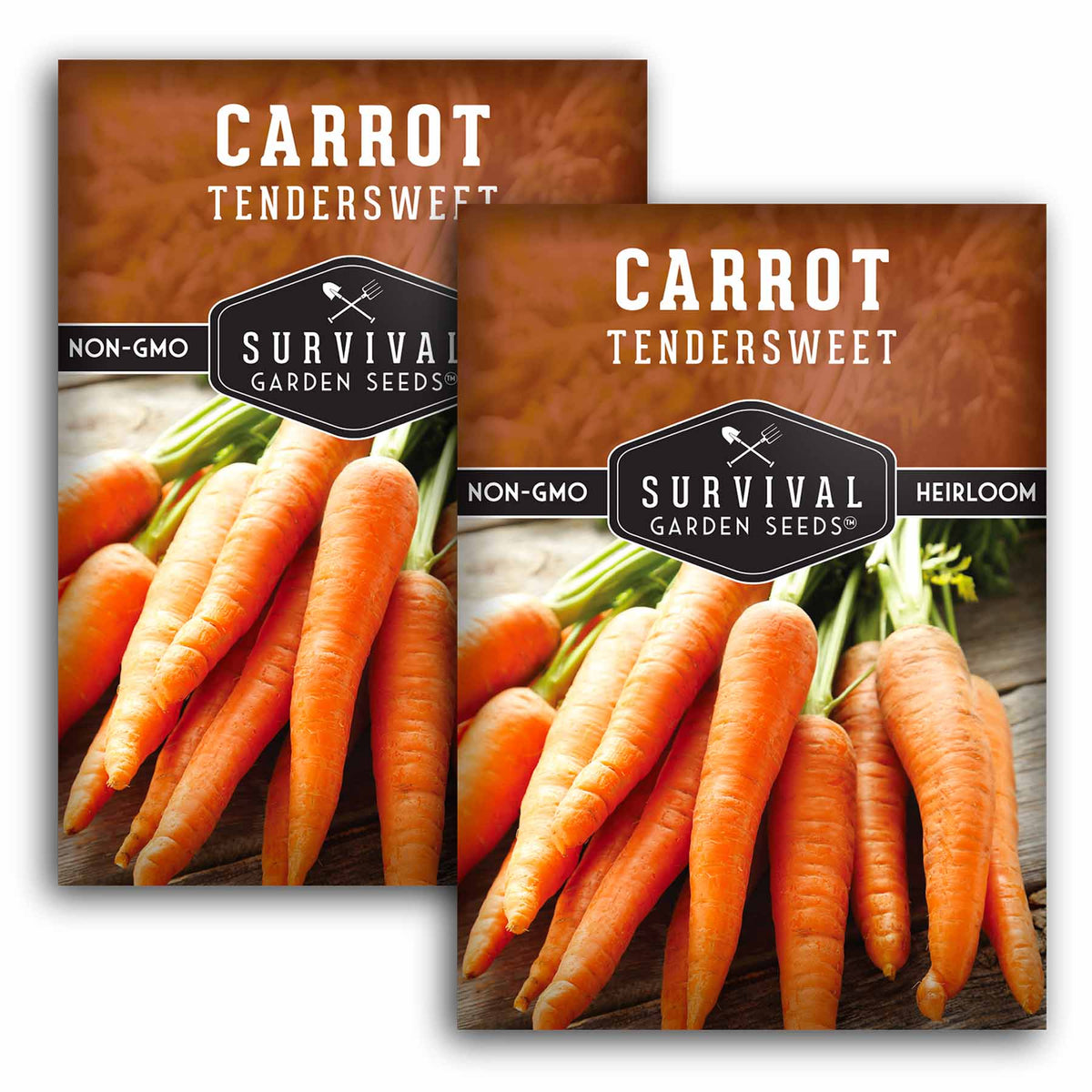 2 Packets of Tendersweet Carrot seeds