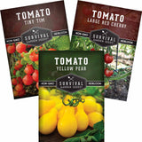 3 packets of cherry tomato seeds