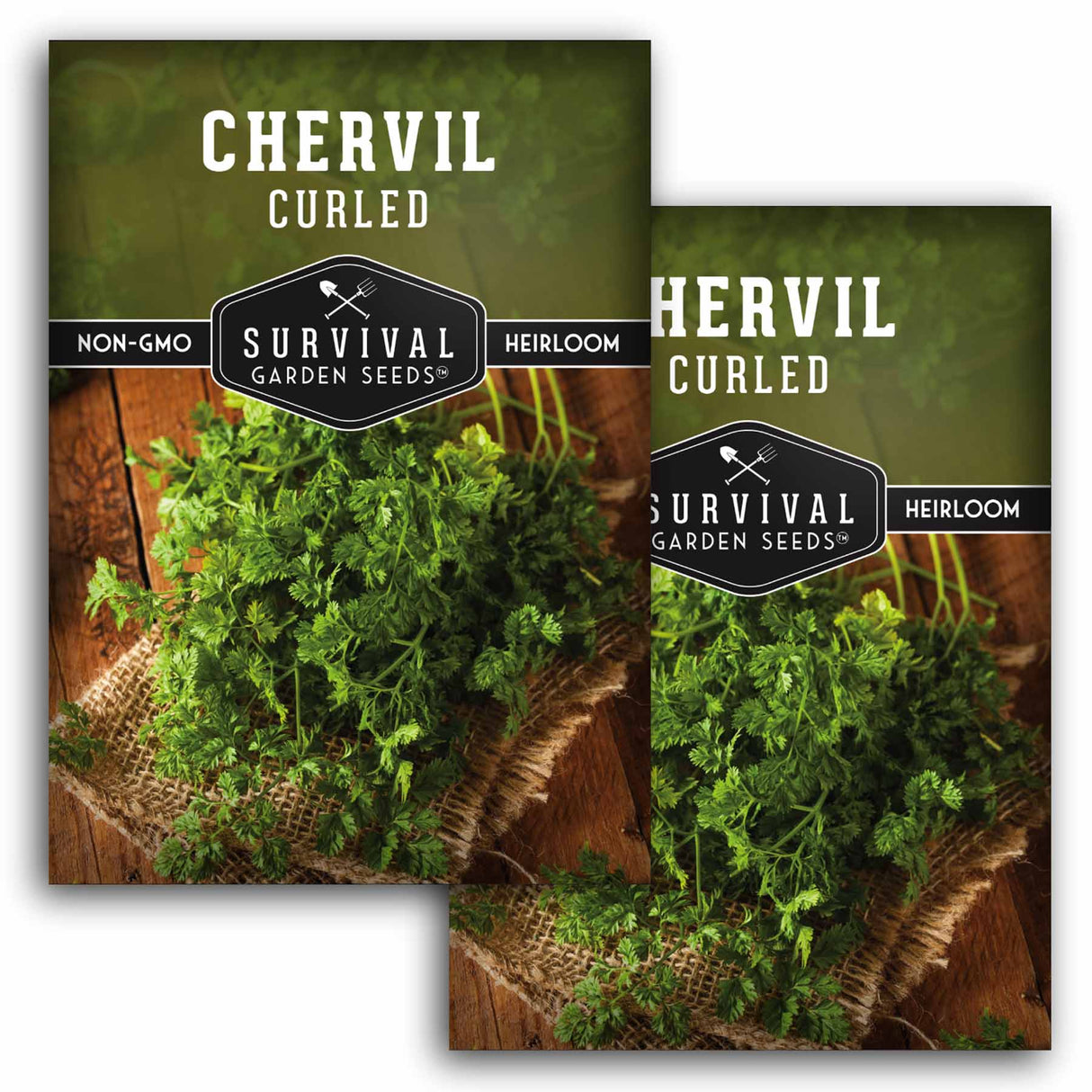 2 packets of Curled Chervil seeds