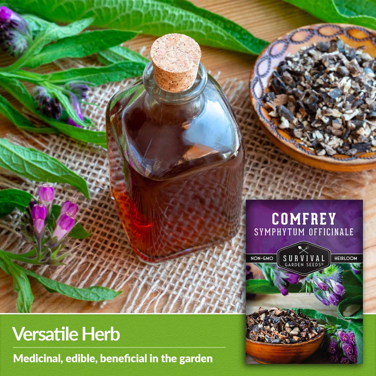 Versatile herb - medicinal, edible, beneficial in the garden